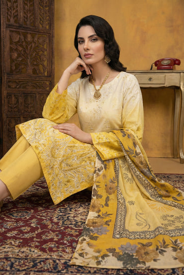 Noori By Anaya Noor Luxury Embroidered Lawn 3PC