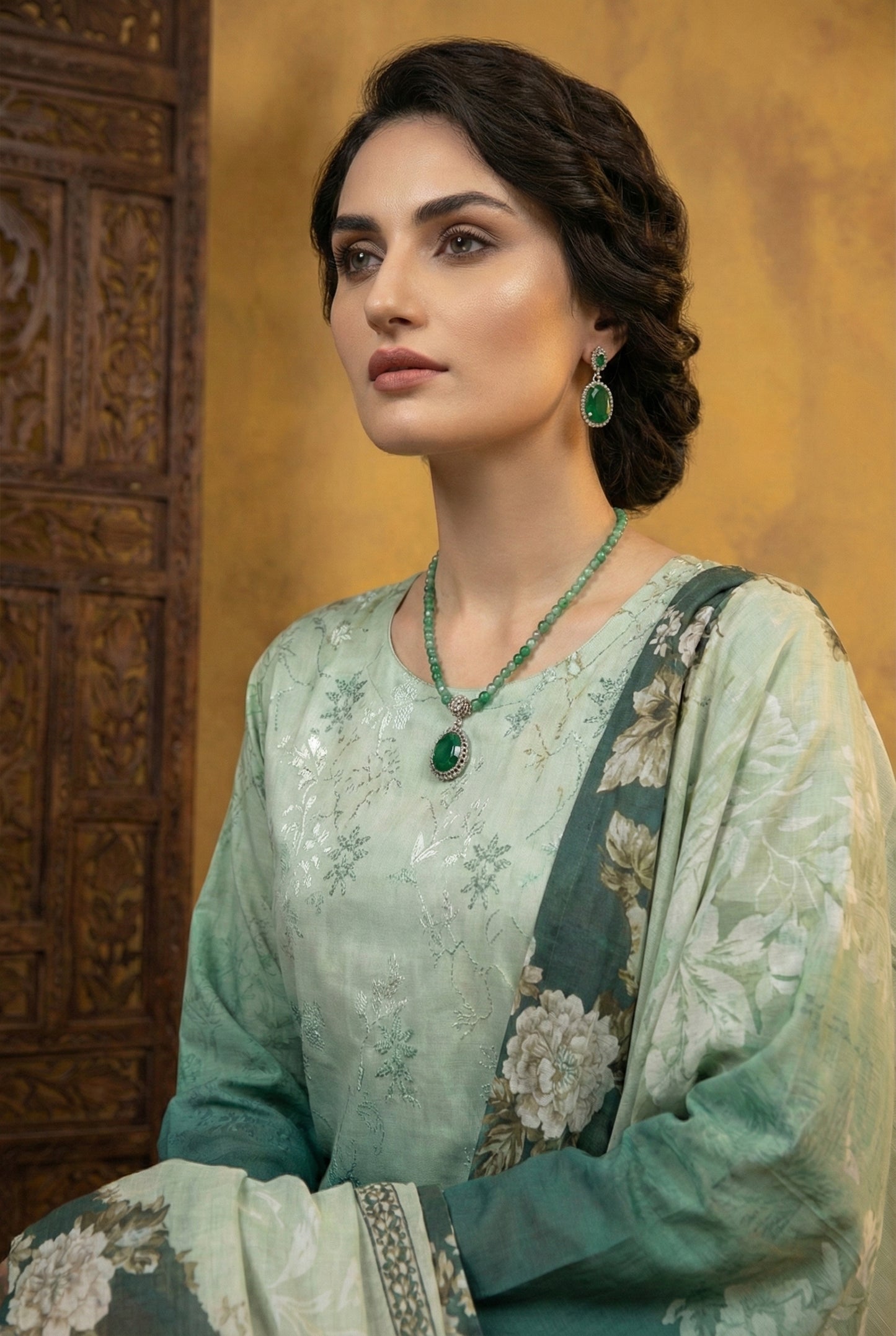 Noori By Anaya Noor Luxury Embroidered Lawn 3PC