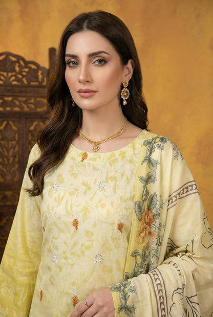 Monaliza By Anaya Noor Luxury Embroidered Lawn 3PC