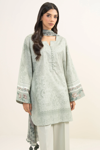 Sukoon By Sapphire Digital Printed Lawn 3PC