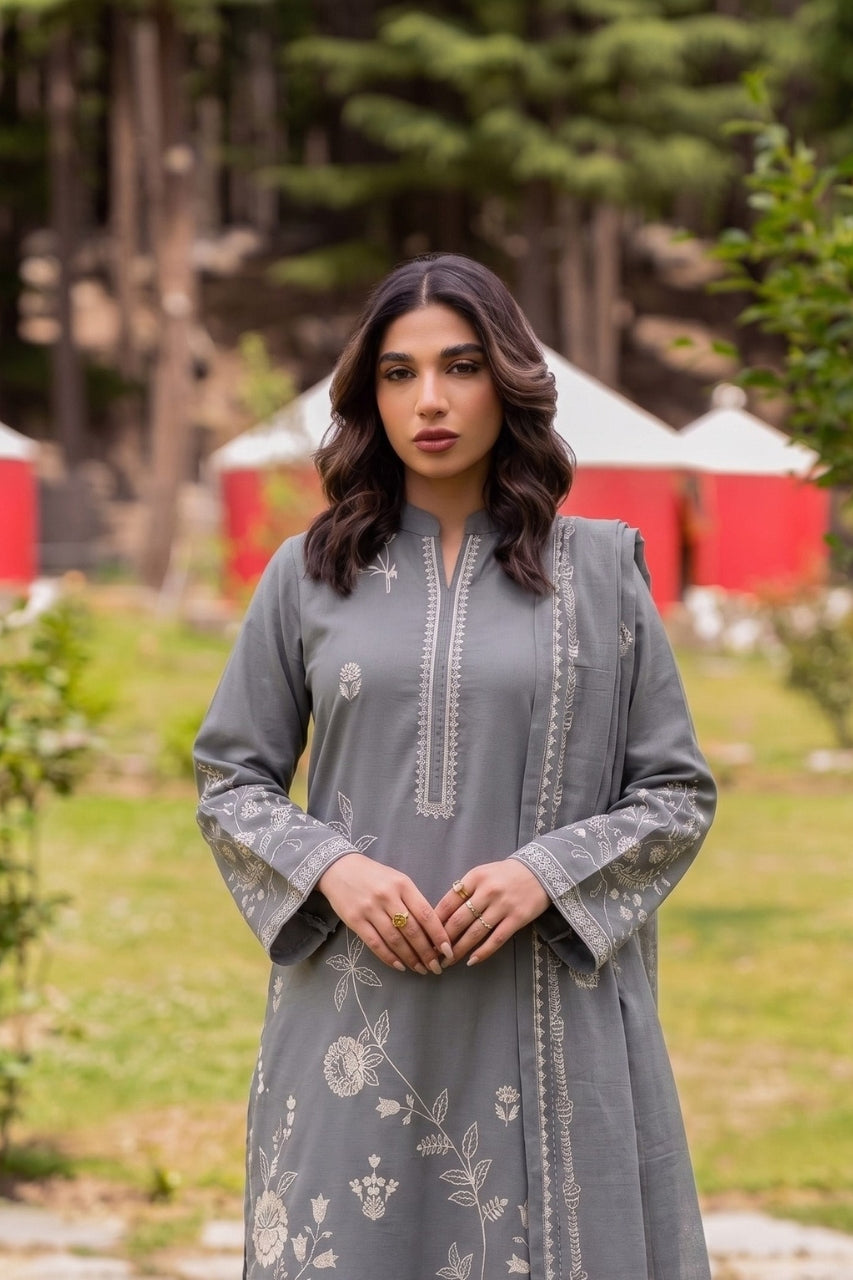 Zarish By Shanaya Digital Printed Karandi 3PC