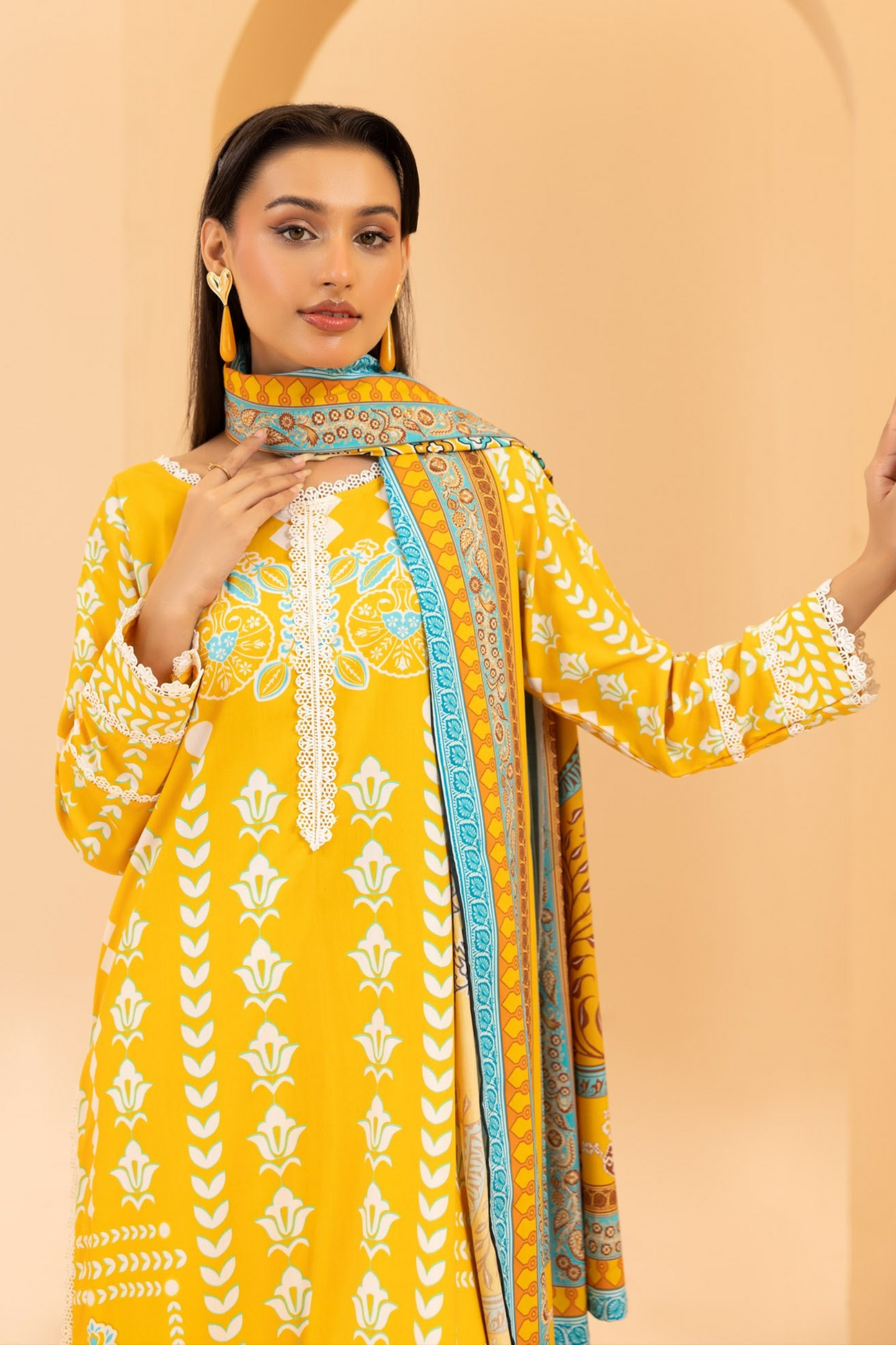 Motifz Premium Printed Linen 3PC