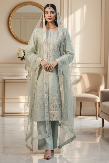 Zaib-o-Zeenat | Dressline | Farsha Sheesha Silk