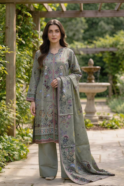 Zync By Florent Digital Printed Lawn 3PC