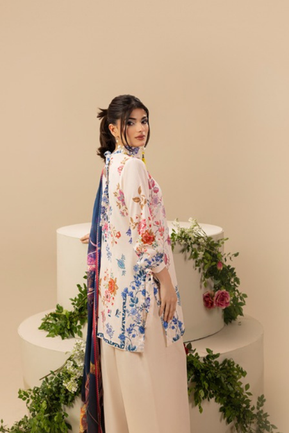 Paltar Printed Slub Linen 3PC