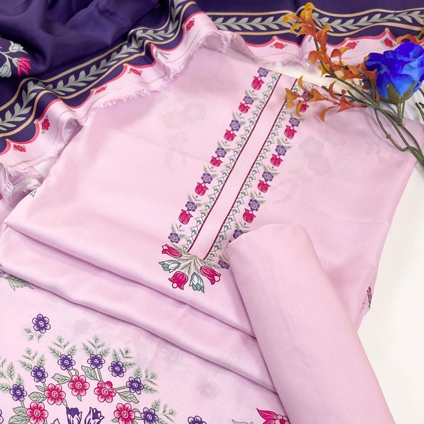 Zareen By Shanaya Digital Printed Viscose 3PC