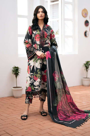 Baroque allover Printed Lawn 2-PC