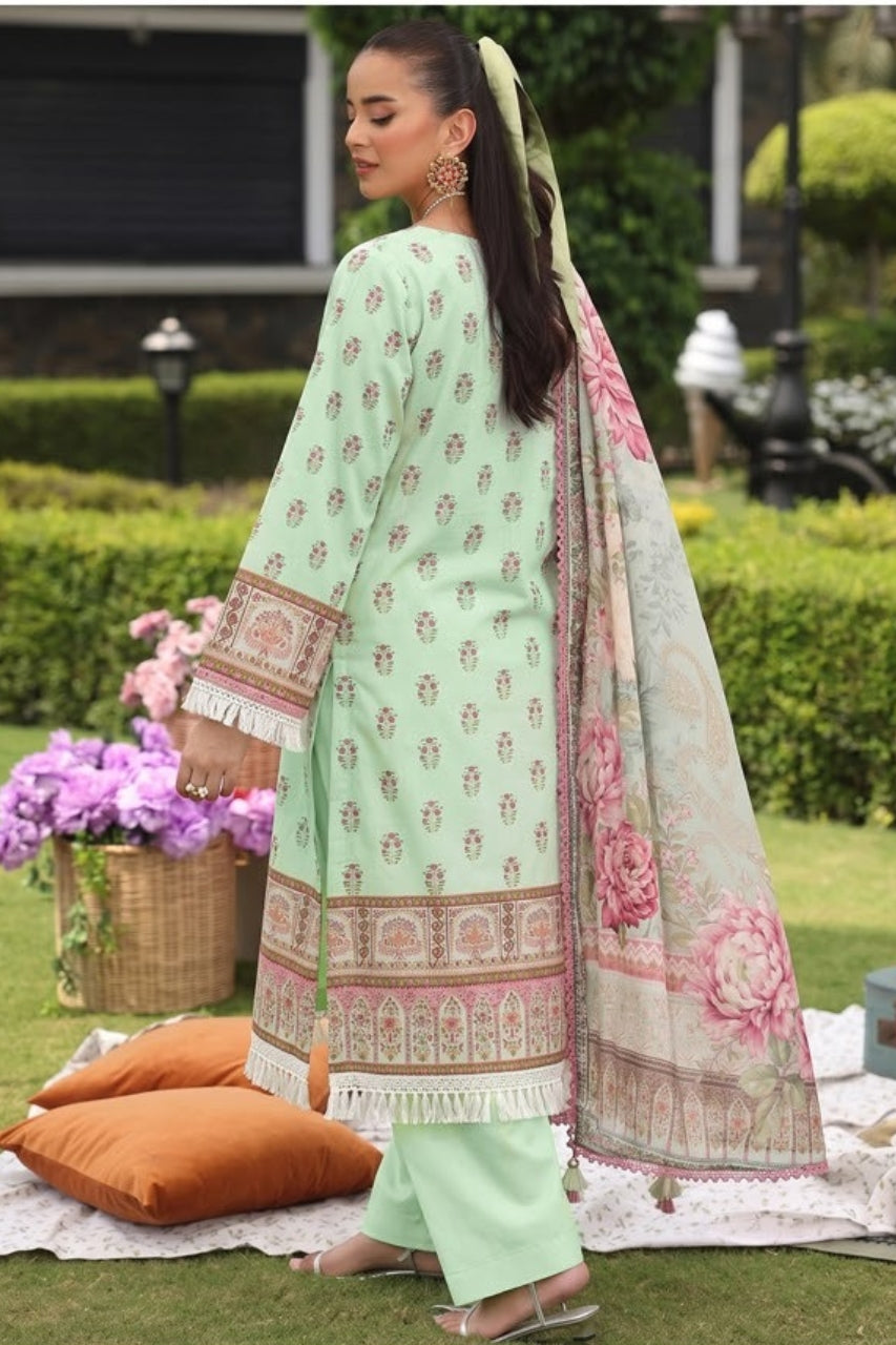 Malhaar Digital Printed Linen 3PC