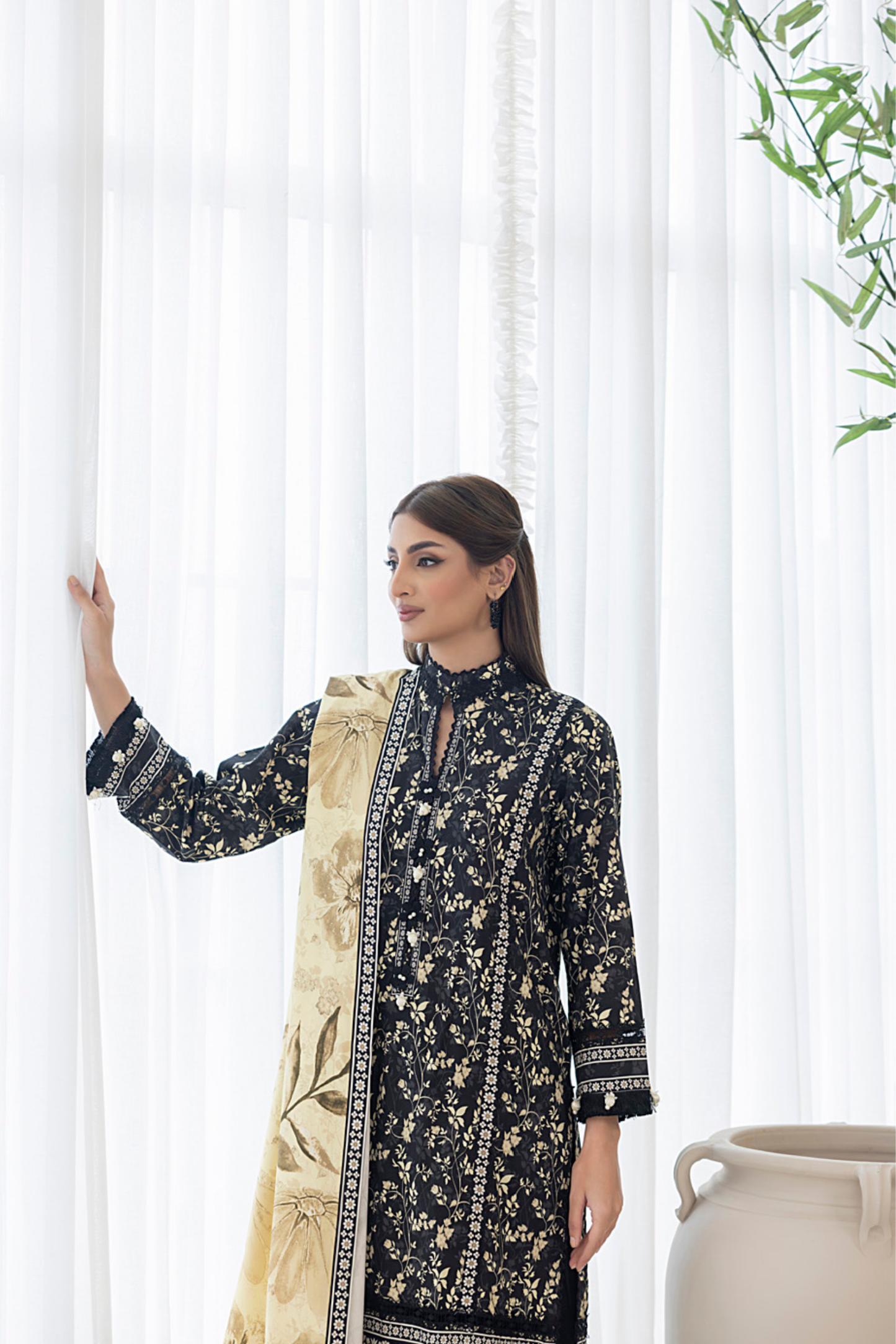 Salina Digital Printed Linen 3PC