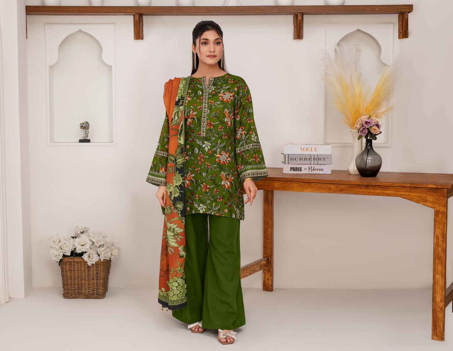 Mehar By Fiza Noor Printed Khaddar 3PC