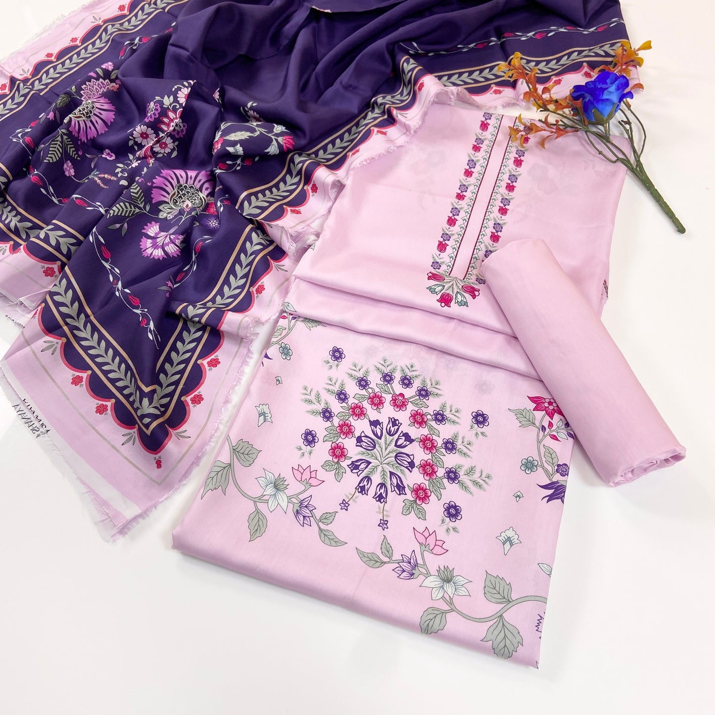 Zareen By Shanaya Digital Printed Viscose 3PC