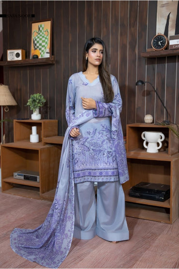 Nigaah By Safa Noor Digital Printed Lawn 3PC