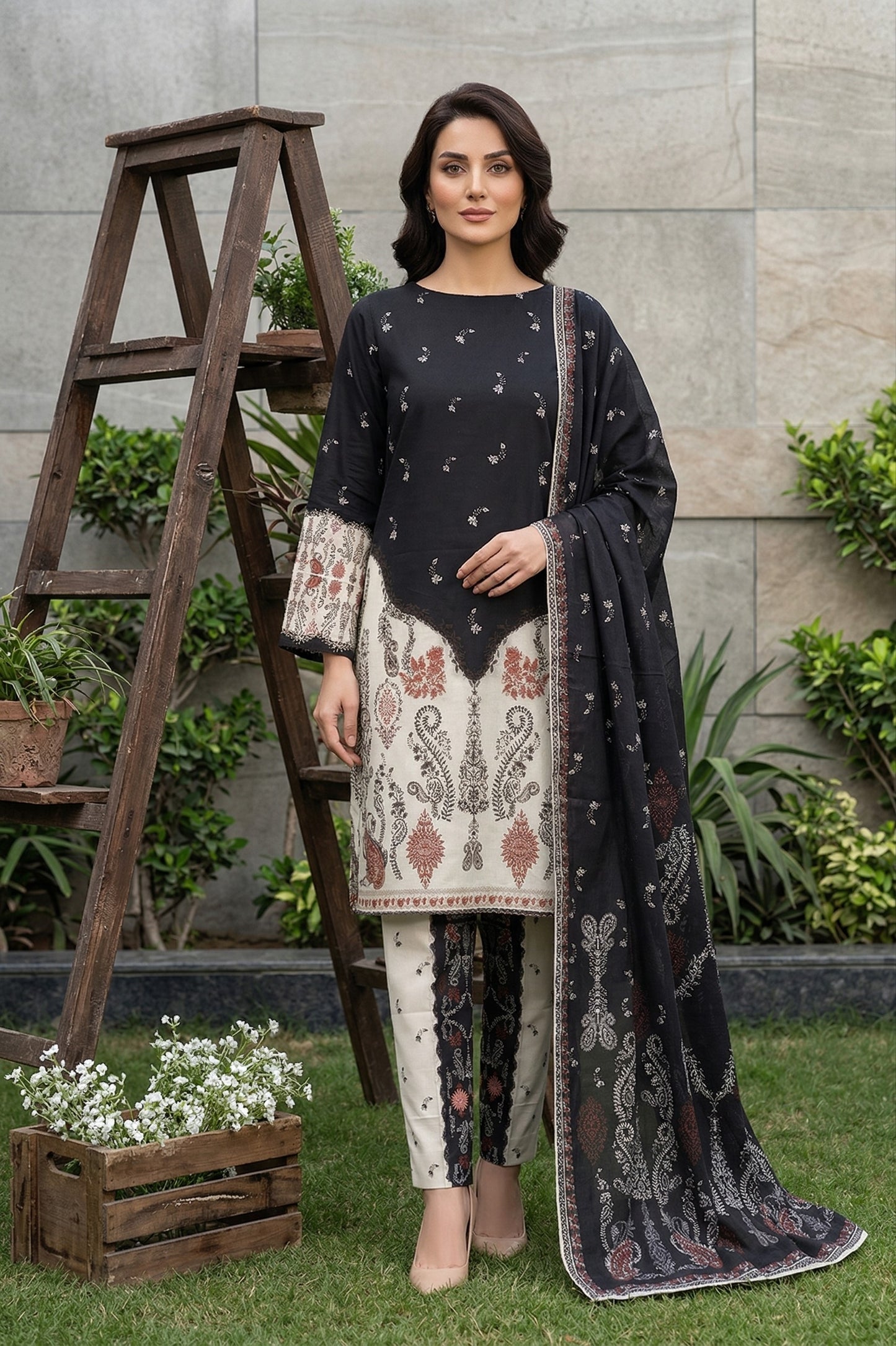 Anaya Noor Co-Ord Collection Digital Print 3PC