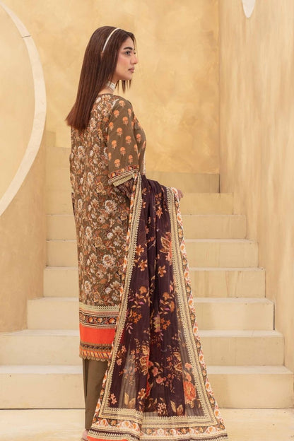 Fabiha By Feroza Digital Printed Lawn 3PC