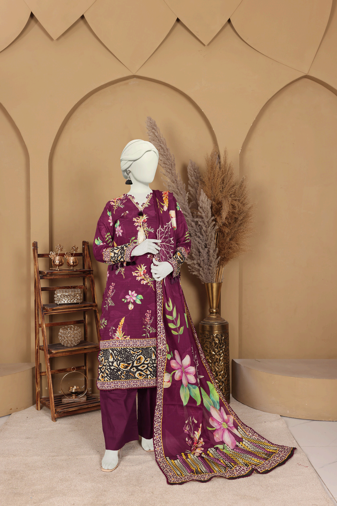 Imsha By Murashe Digital Printed Doria Lawn 3PC