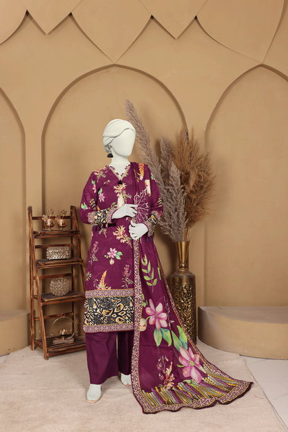 Imsha By Murashe Digital Printed Doria Lawn 3PC