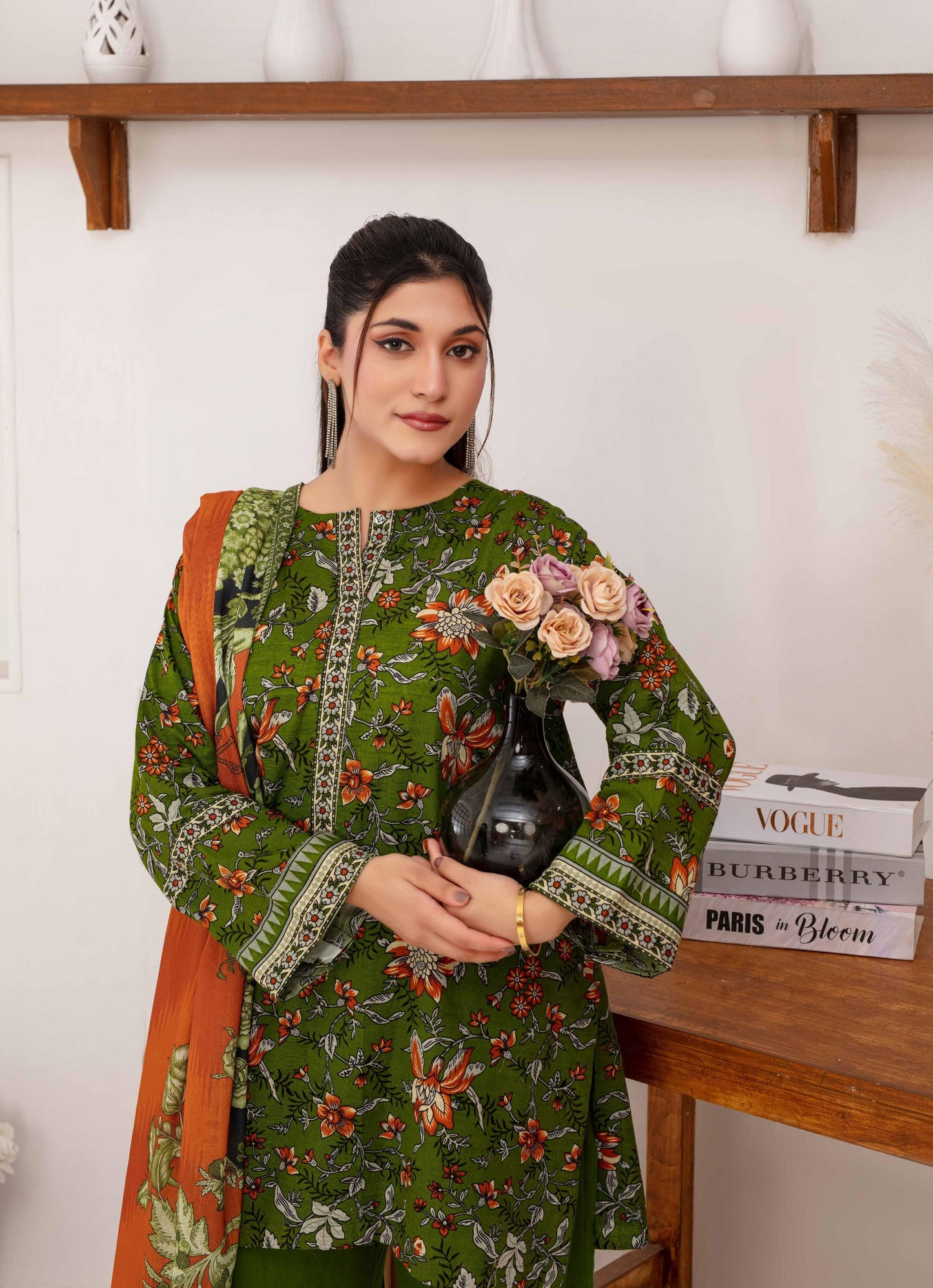 Mehar By Fiza Noor Printed Khaddar 3PC