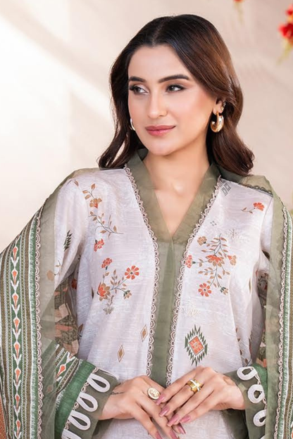 Zesh Airjet Full Embroidered Khaddar 3PC