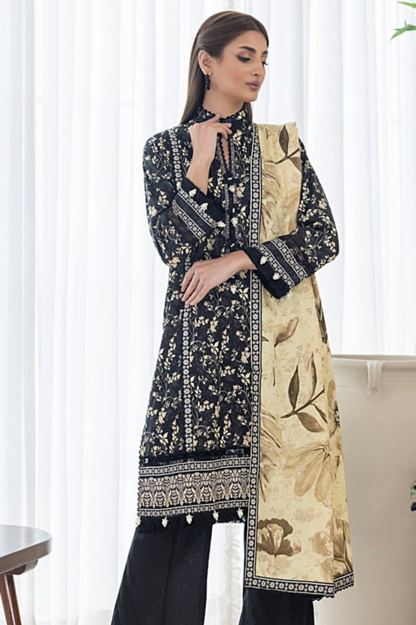 Salina Digital Printed Linen 3PC