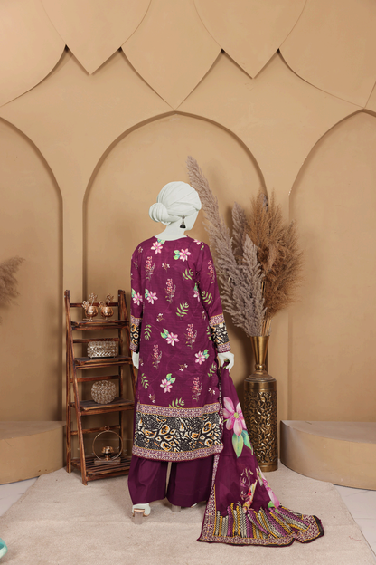Imsha By Murashe Digital Printed Doria Lawn 3PC