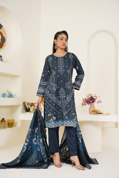 Riwayat-e-Sardi By Anaya Noor Emb Linen 3PC