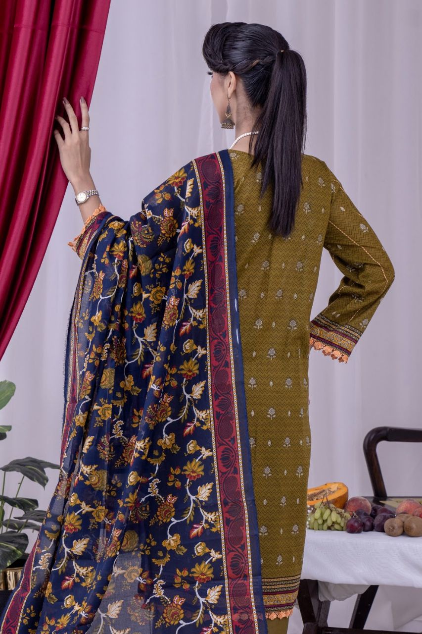 Arfa By Marooj Digital Printed Lawn 3PC