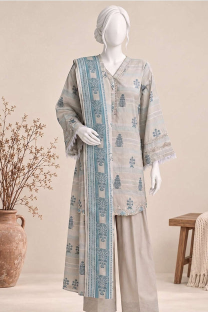 MTJ Premium Printed Textured Viscose 3PC