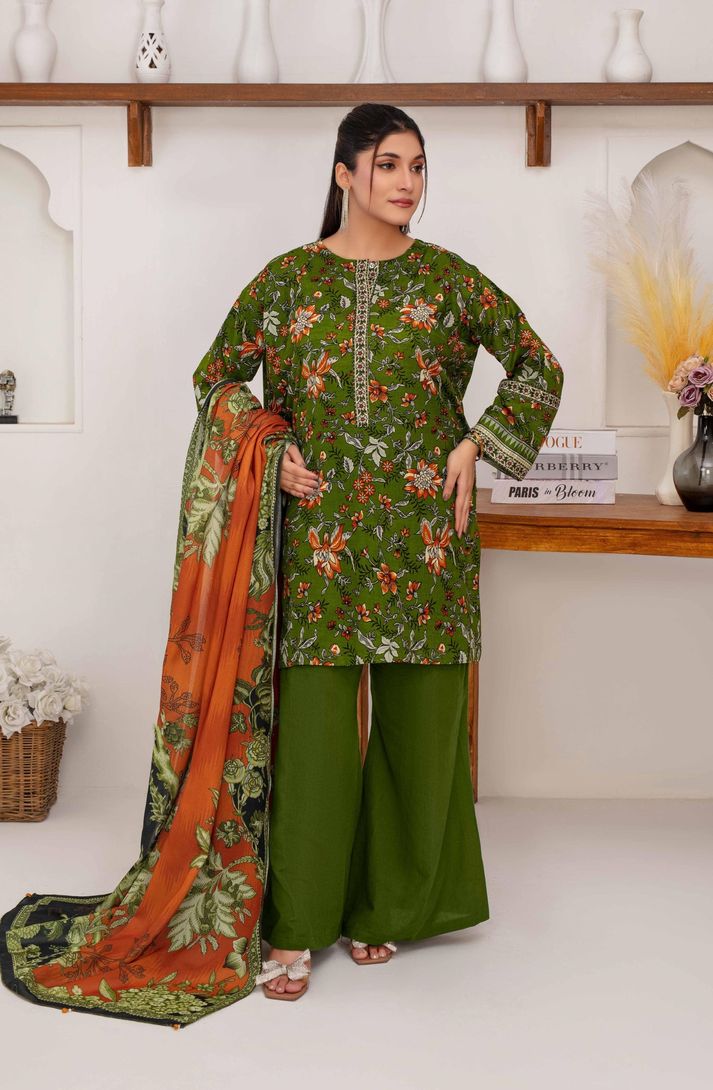 Mehar By Fiza Noor Printed Khaddar 3PC