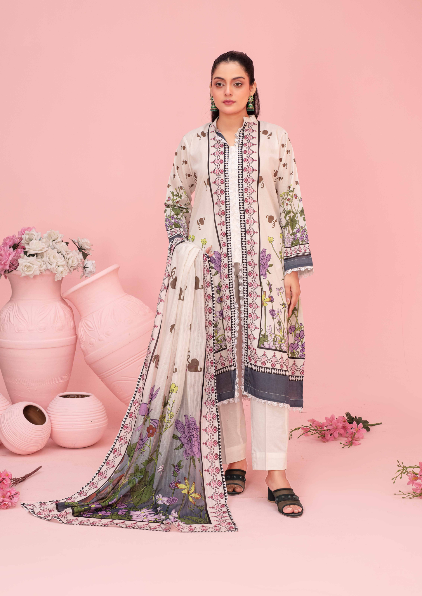 Fabiha By Feroza Printed Lawn 3PC