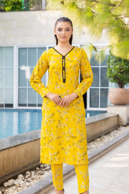 Raabi Digital Printed Khaddar 2PC