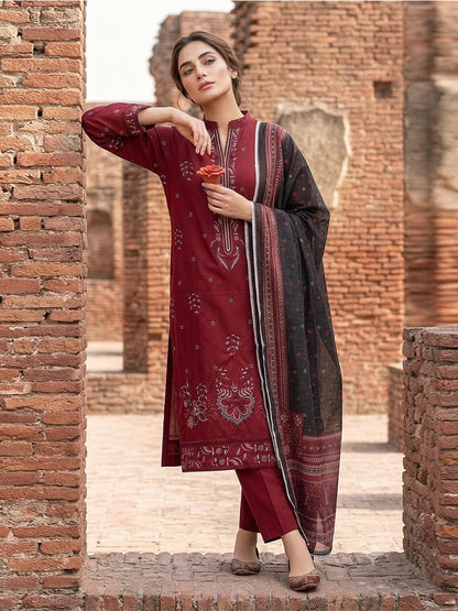 Lakhany Fully Embroidered Lawn 3PC