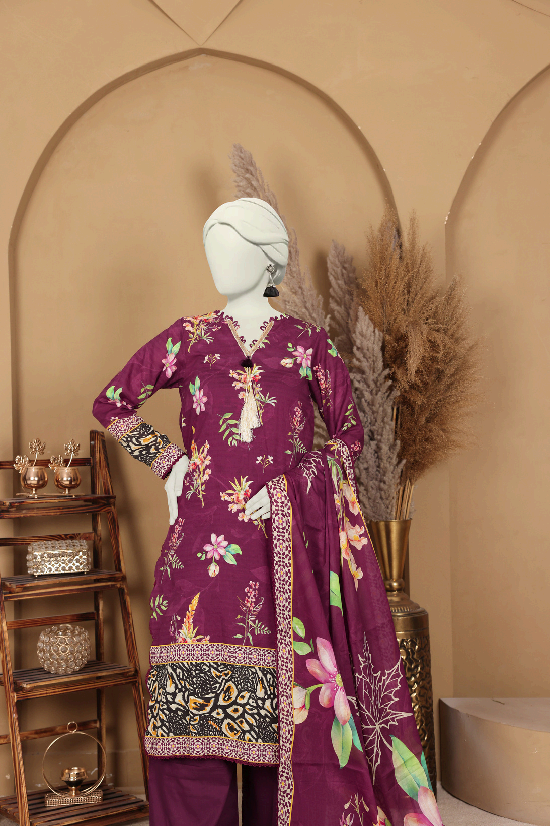 Imsha By Murashe Digital Printed Doria Lawn 3PC