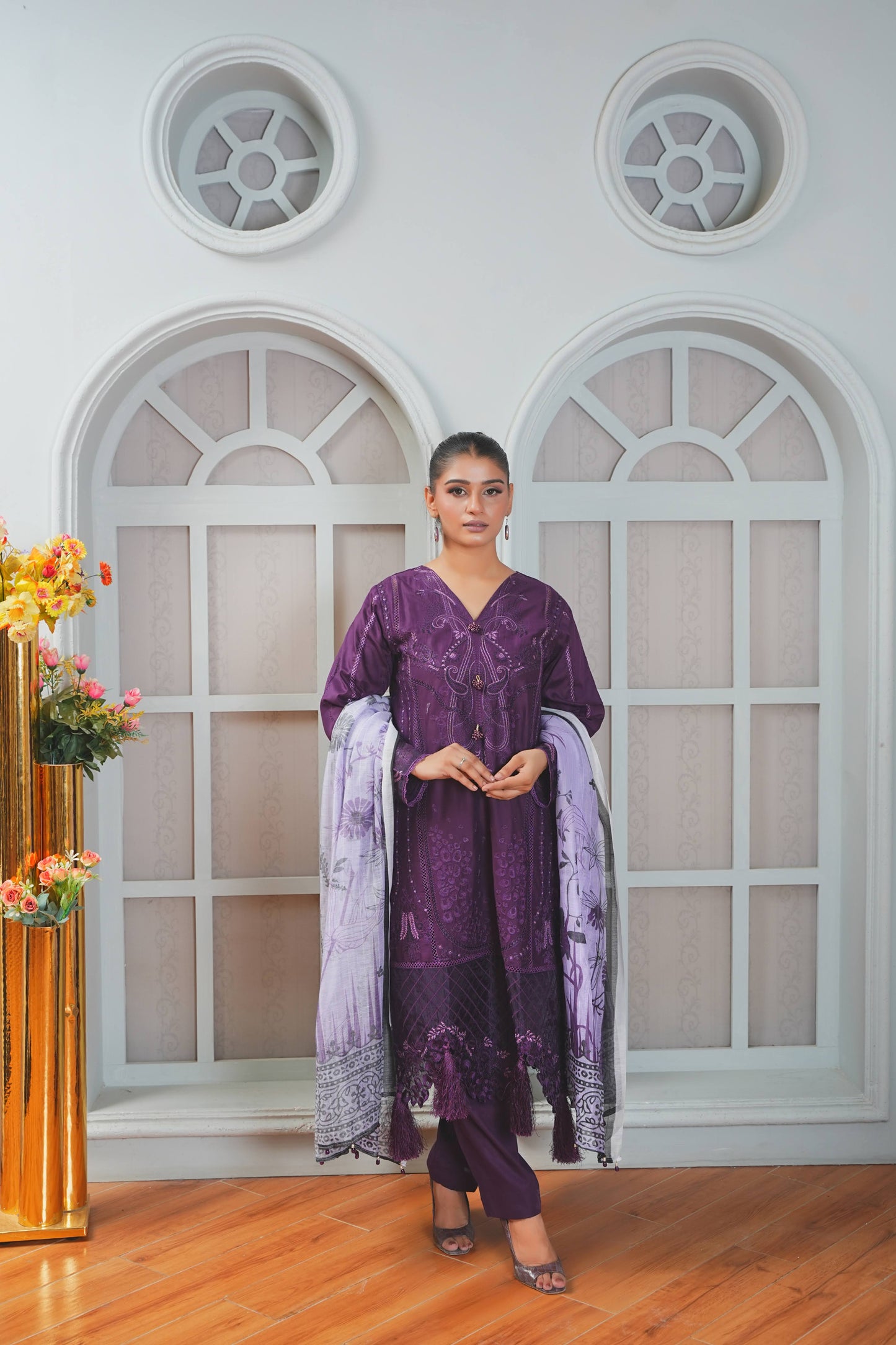 Silk & Stories Luxury Heavy Embroidered 3PC