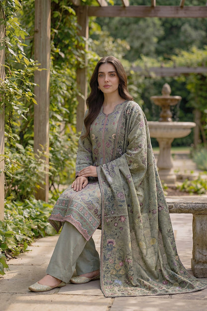 Zync By Florent Digital Printed Lawn 3PC