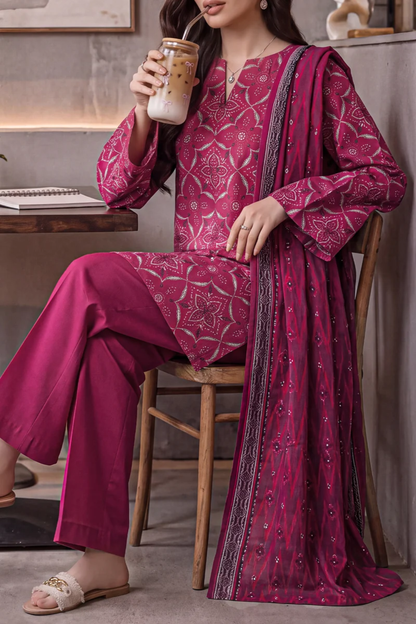 Saya Premium Printed Khaddar 3PC