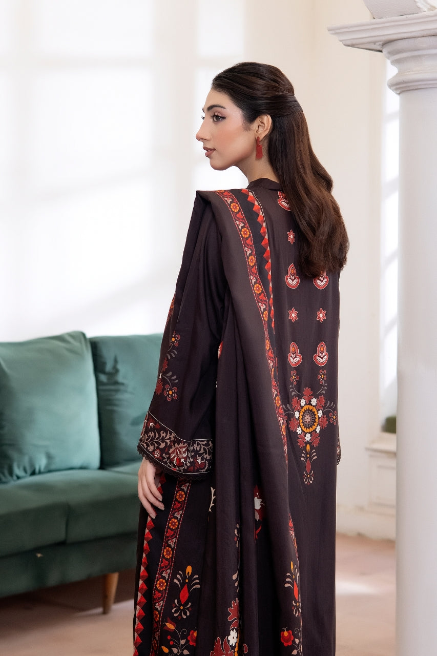 Anaya Noor Digital Printed Stone Linen 3PC