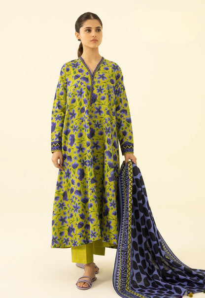 Sapphire Digital Printed Lawn 3PC