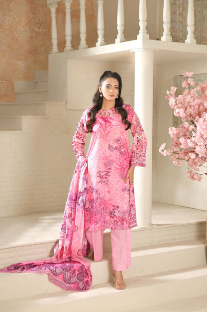 Reemse Digital Printed Lawn 3PC