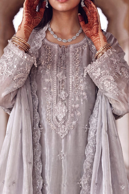 Zebaish By Dressline Luxury Un-Stitched Sheesha Silk Volume 3PC