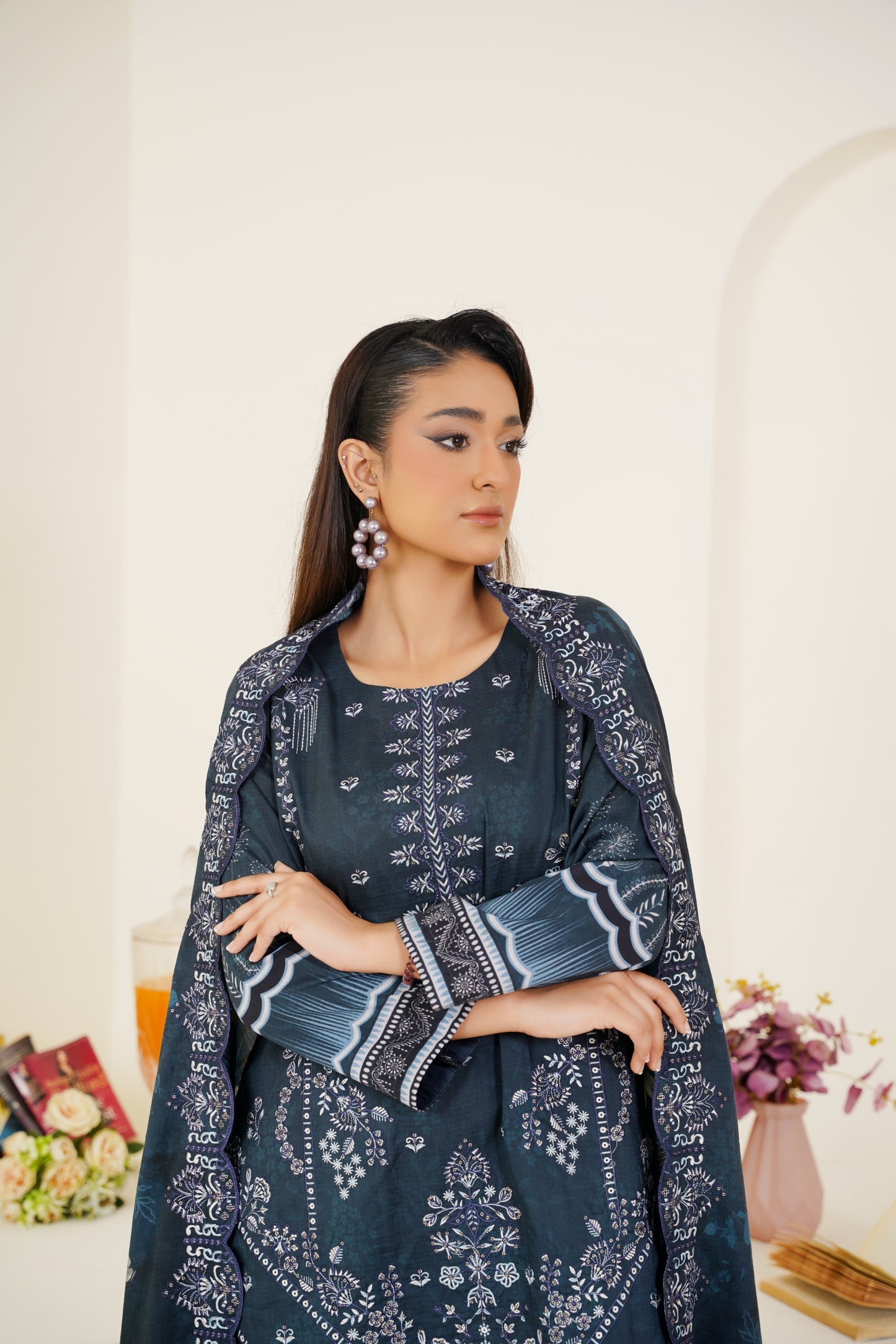 Riwayat-e-Sardi By Anaya Noor Emb Linen 3PC