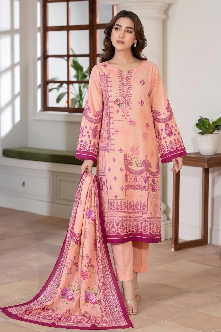 Mashaim Digital Printed Linen 3PC