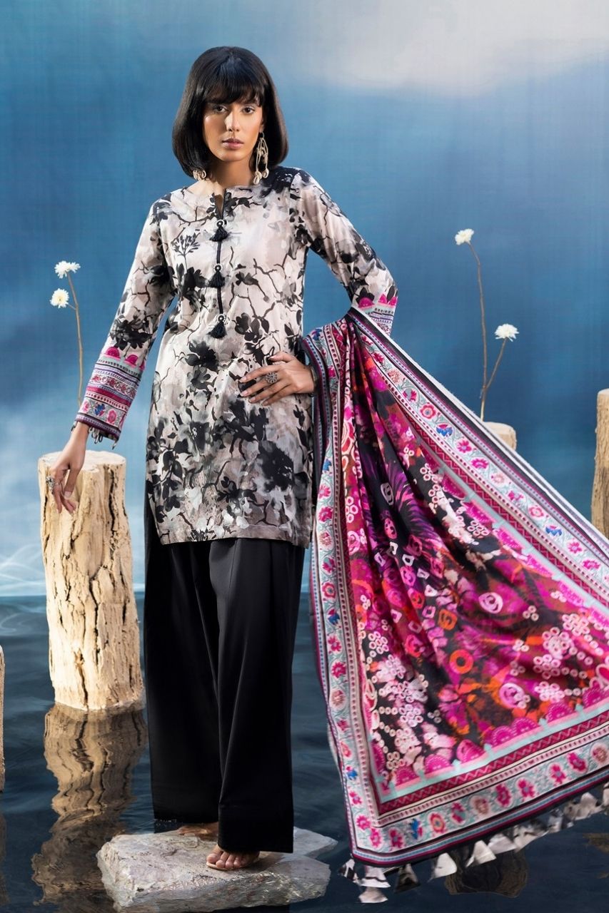 Pehli Kiran By Paltar Premium Printed Lawn 3PC