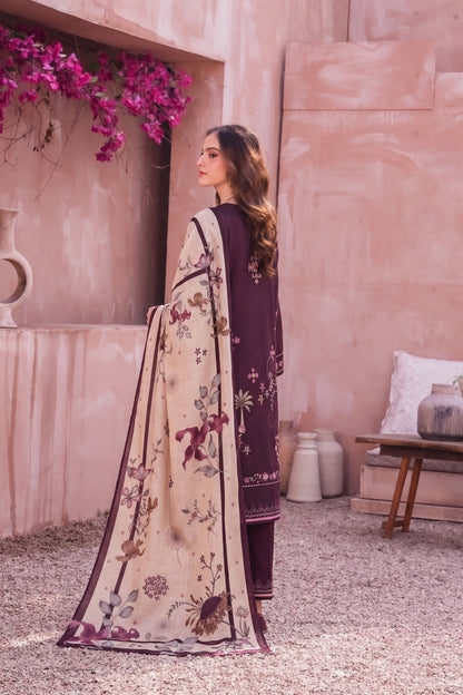 Nirvana By Shanaya Digital Printed Linen 3PC