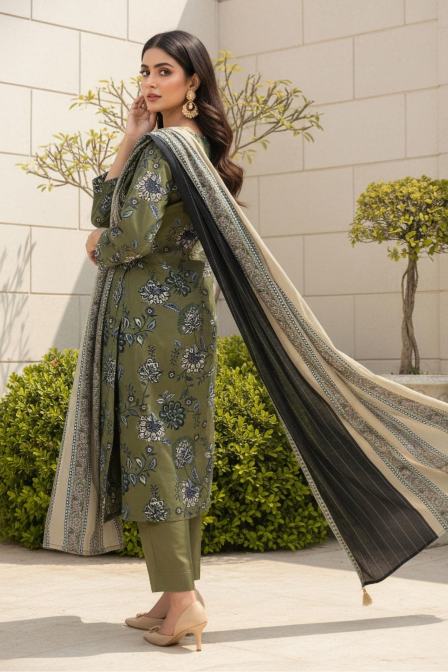 Motifz Premium Printed Khaddar 3PC