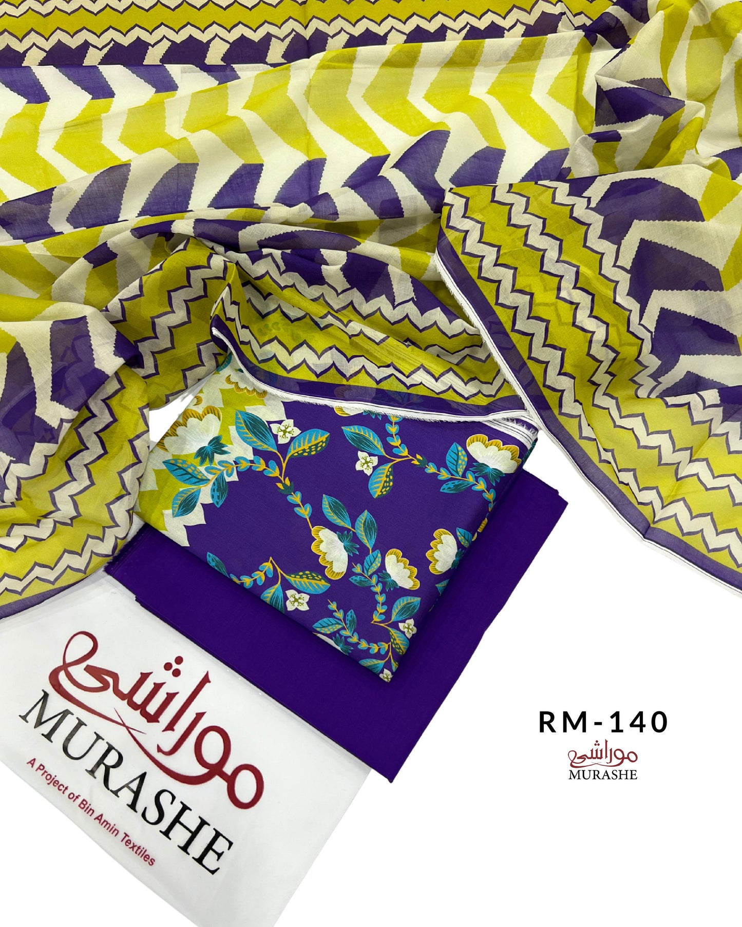 Rijja By Murashe Digital Printed Lawn 3PC
