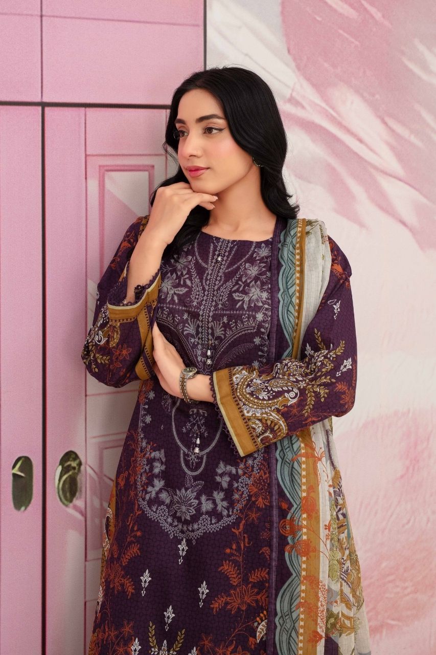 Fabiha By Feroza Digital Printed Lawn 3PC