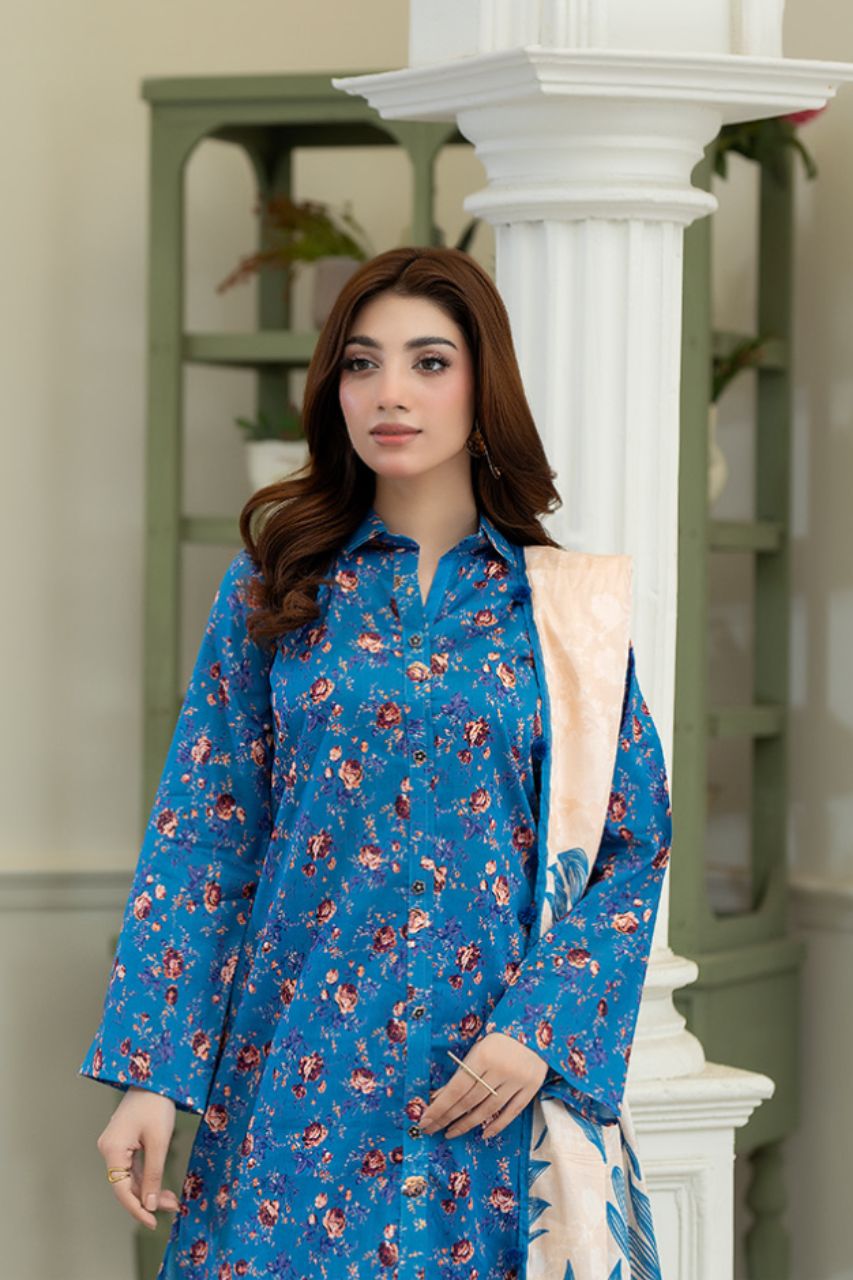Tabasum By Paltar Premium Printed Lawn 3PC