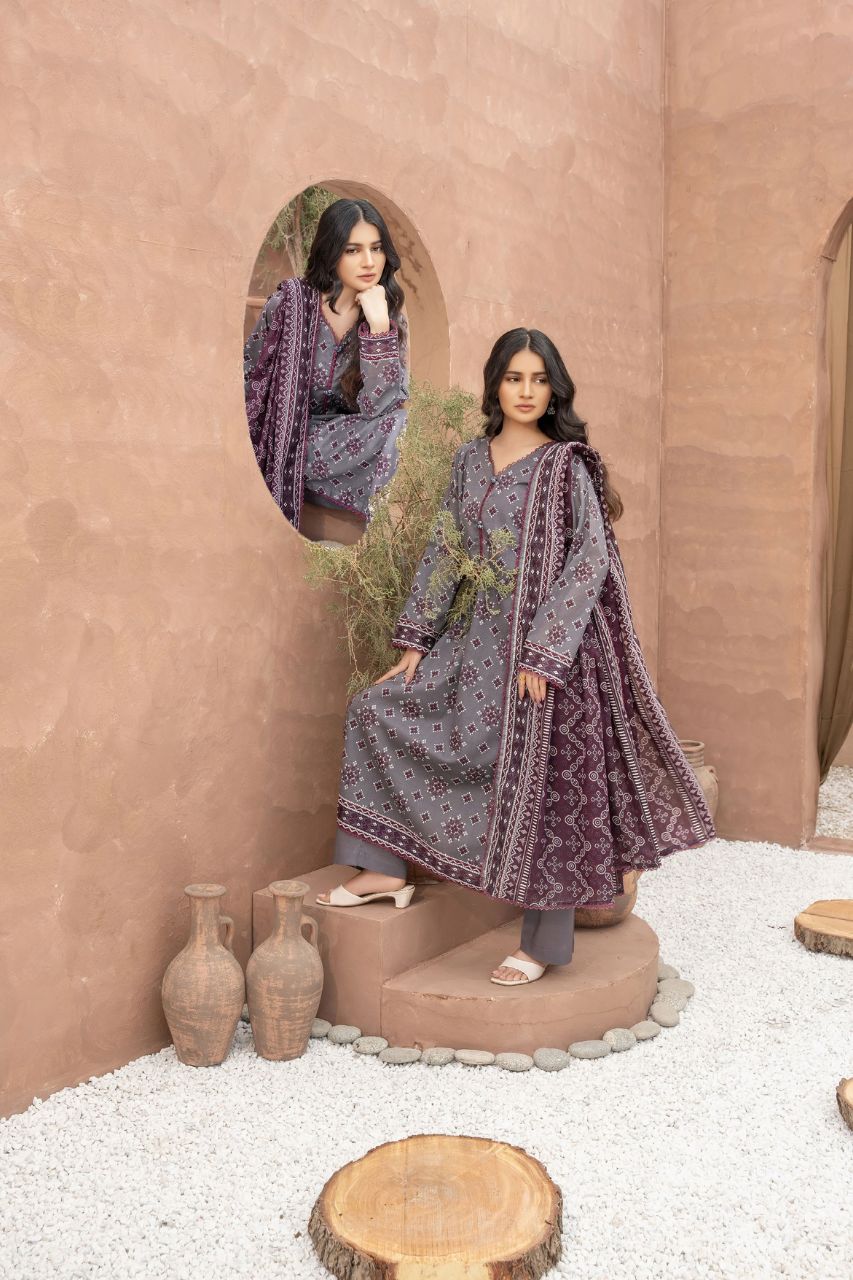 Zesh Airjet Printed Lawn 3PC
