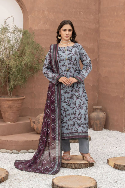 Zesh Airjet Printed Lawn 3PC