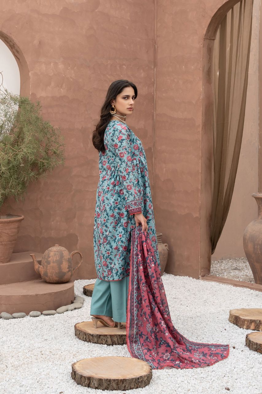 Zesh Airjet Printed Lawn 3PC